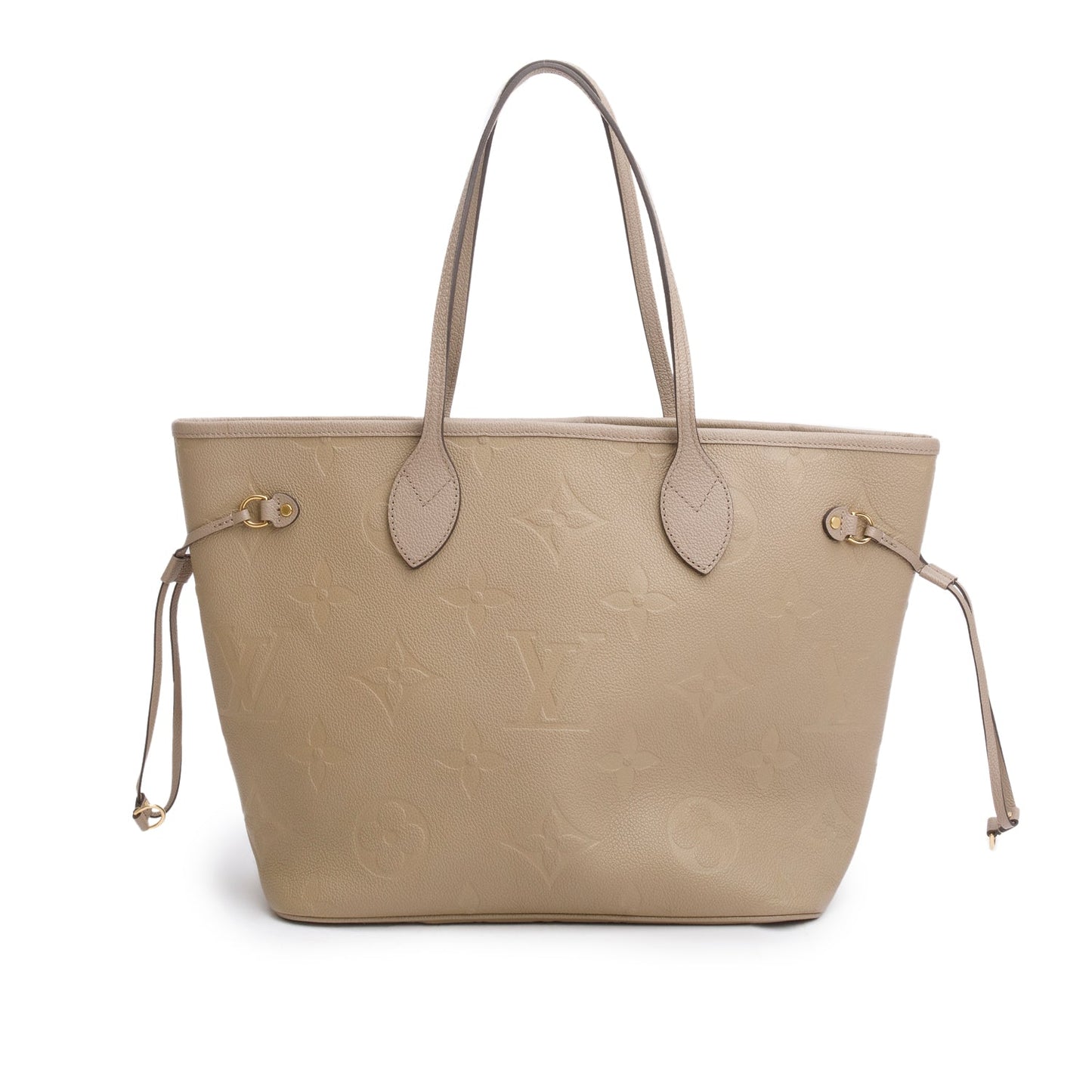 Louis Vuitton Beige Empreinte Monogram Giant Neverfull MM