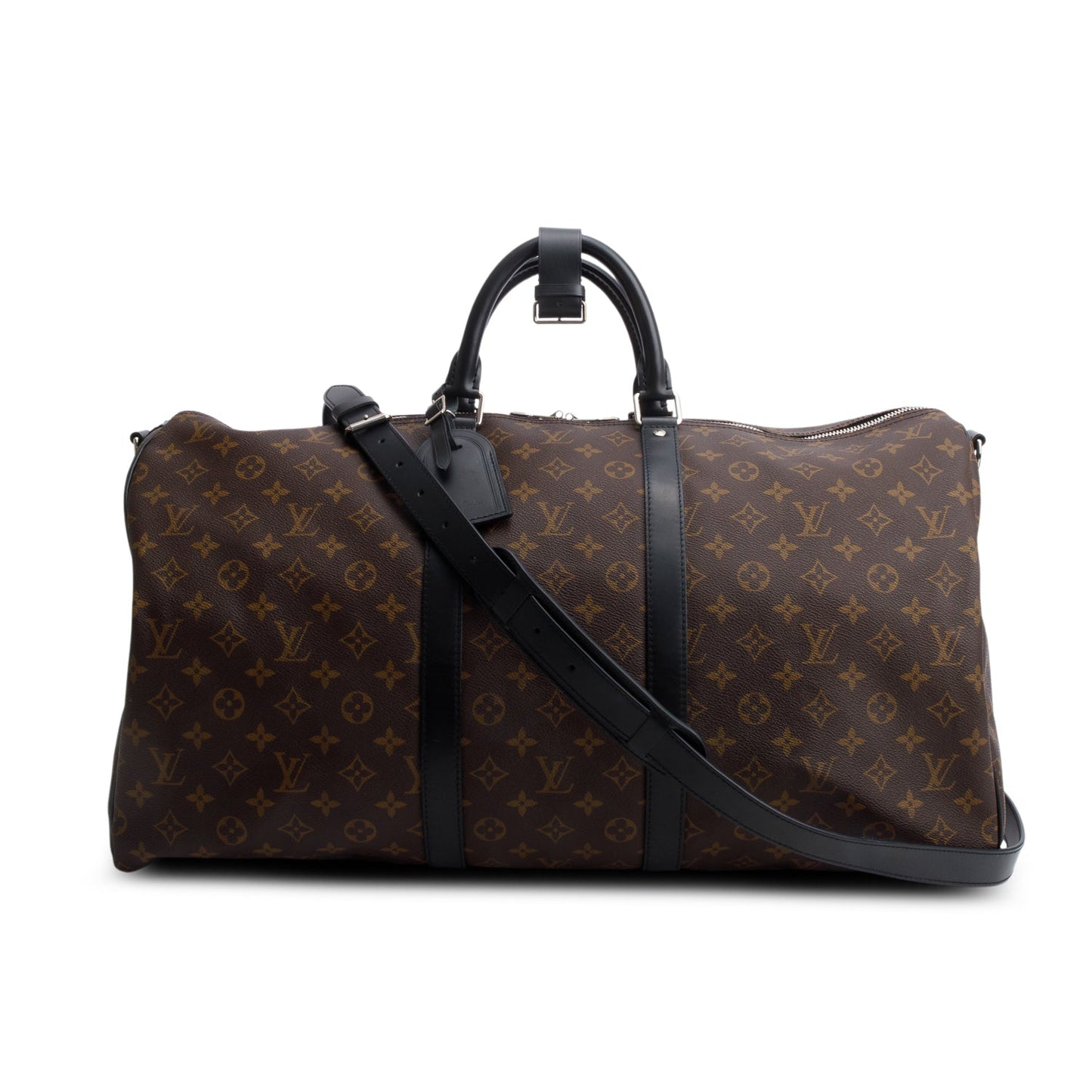Louis Vuitton Monogram Macassar Keepall Bandouliere 55