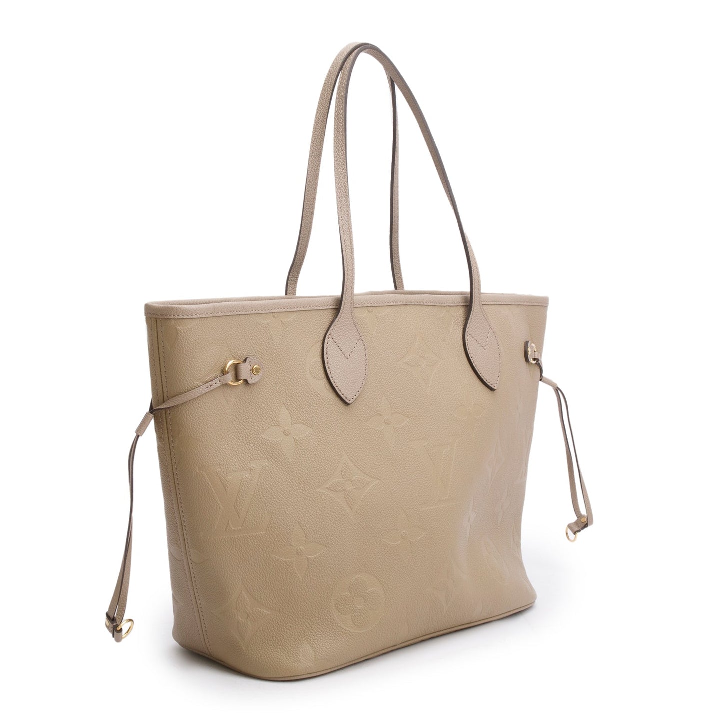 Louis Vuitton Beige Empreinte Monogram Giant Neverfull MM