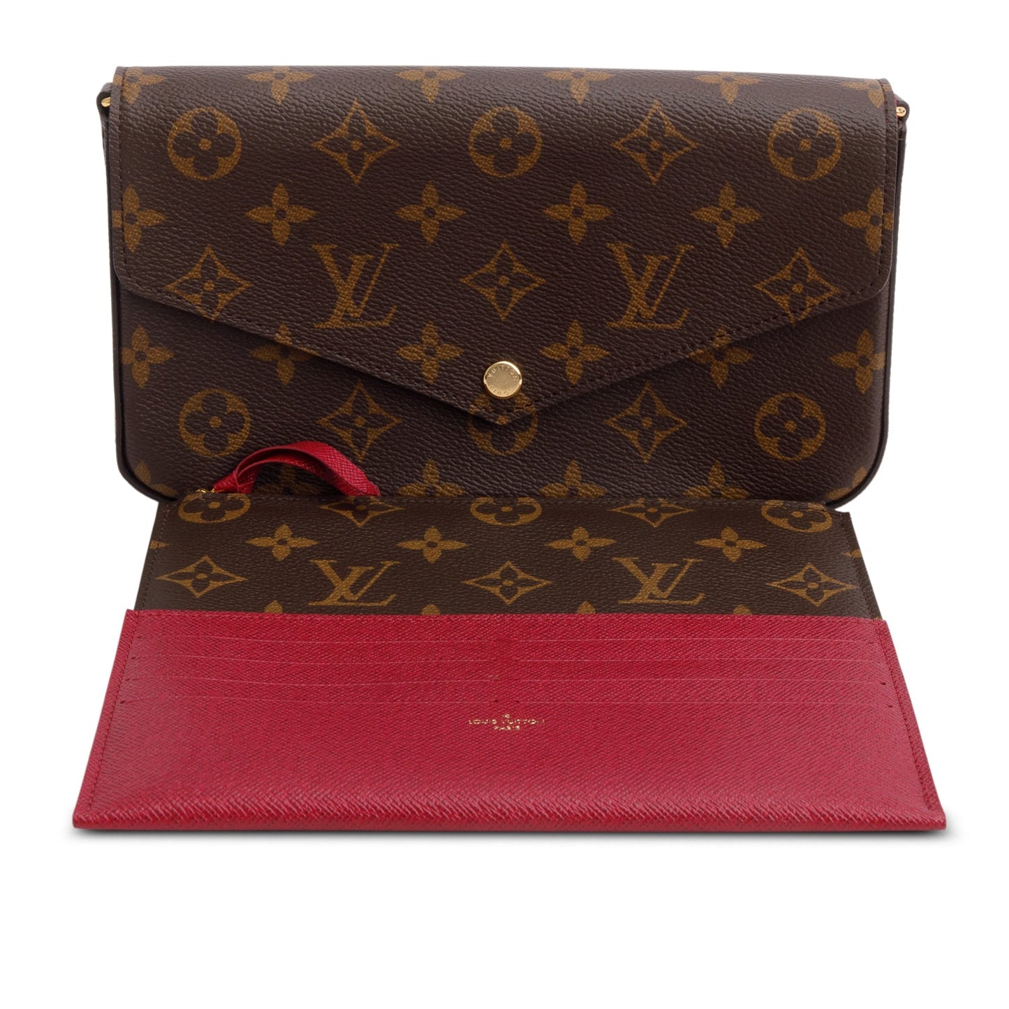 Louis Vuitton Monogram Pochette Felicie Wallet on Chain
