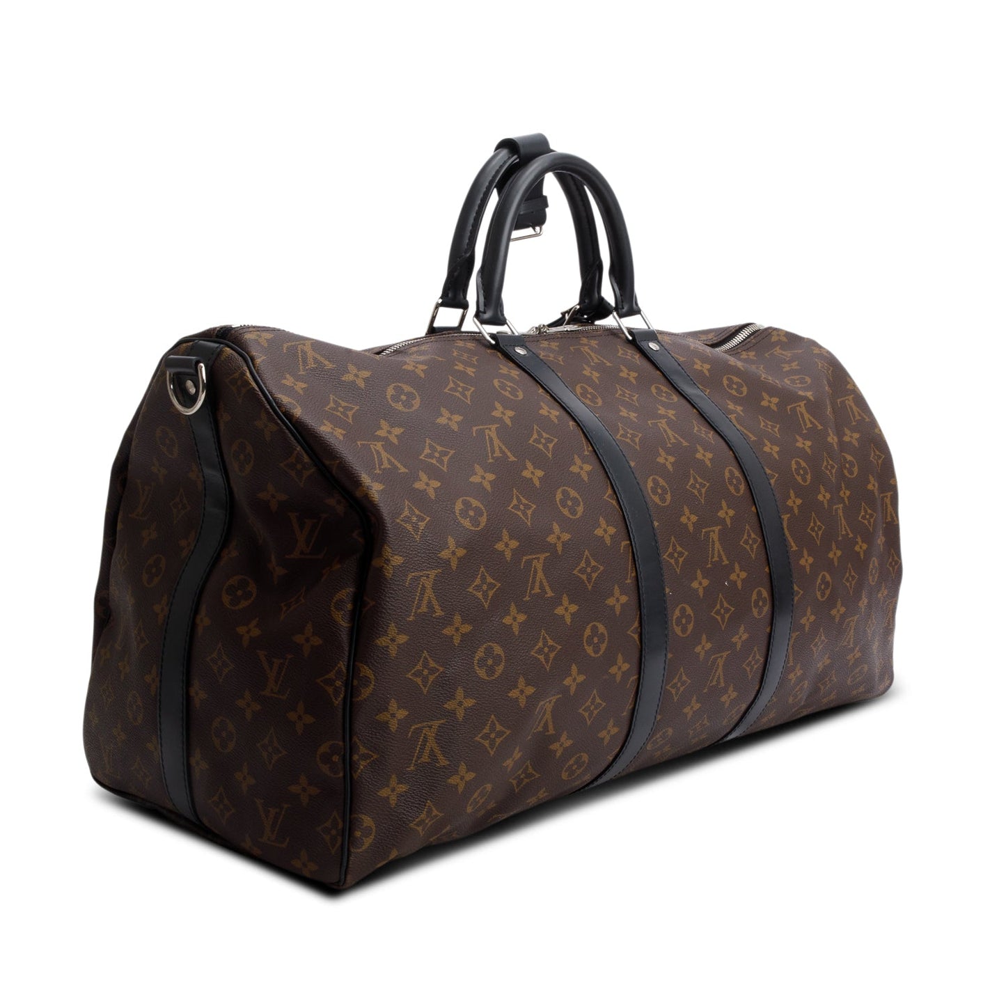 Louis Vuitton Monogram Macassar Keepall Bandouliere 55