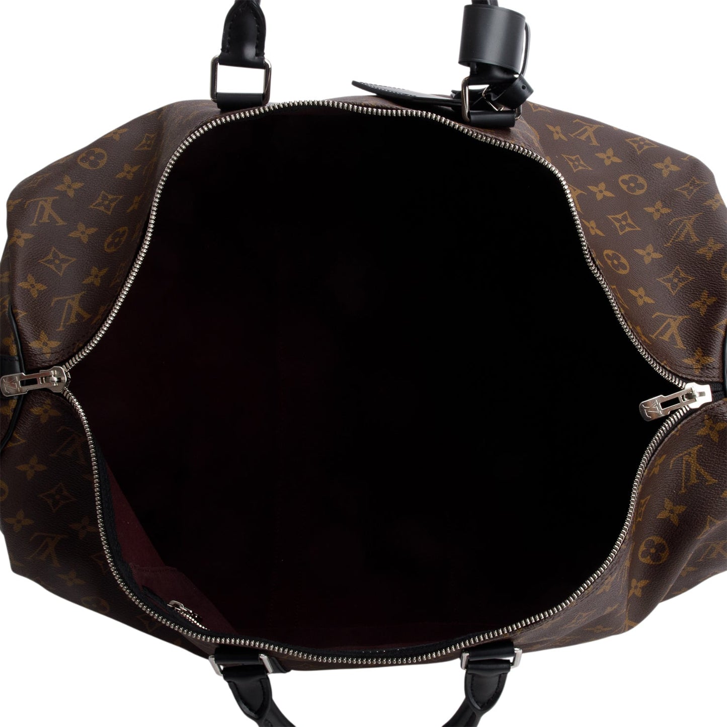 Louis Vuitton Monogram Macassar Keepall Bandouliere 55