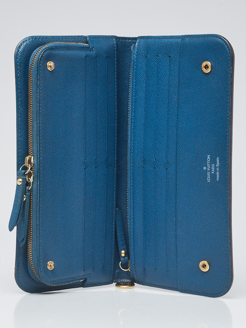 LOUIS VUITTON Monogram Insolite Wallet Blue