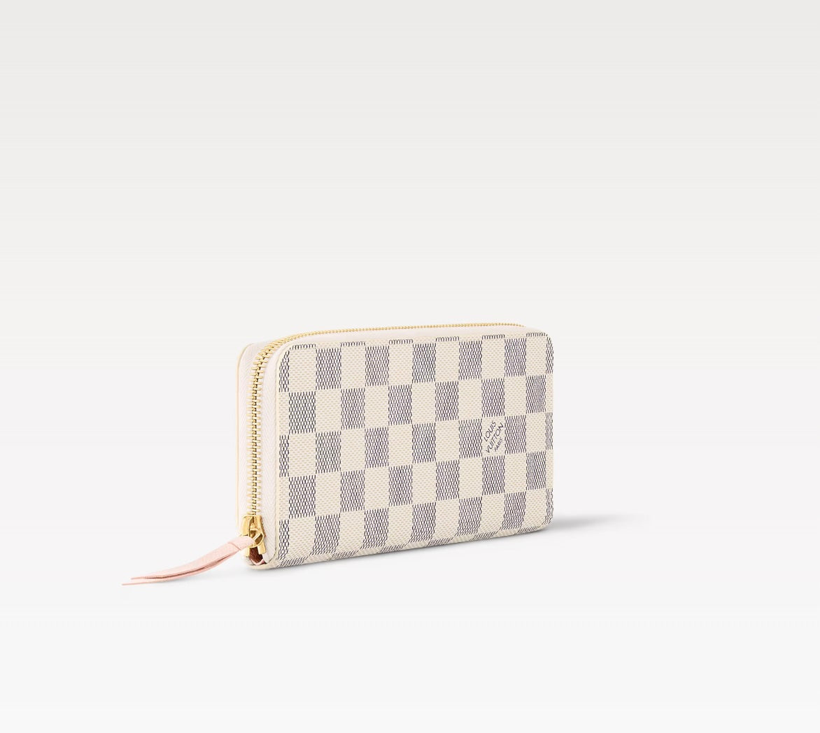 LOUIS VUITTON DAMIER AZUR CLÃMENCE WALLET â ROSE BALLERINE