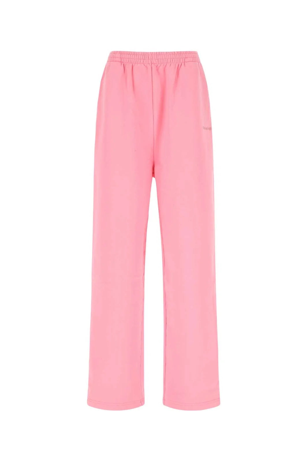 BALENCIAGA LOGO EMBROIDERED OVERSIZED COTTON TRACK PANTS