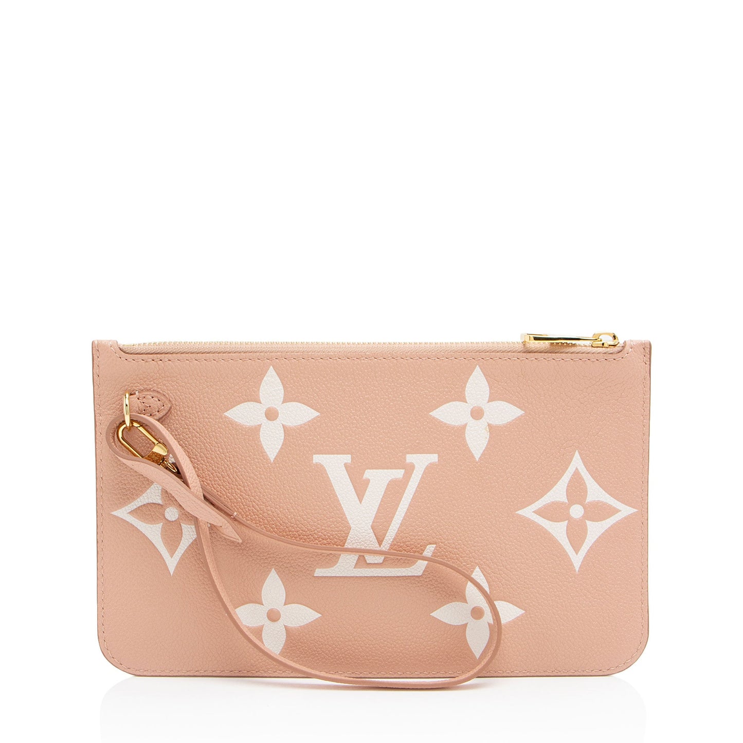 Louis Vuiiton Giant Monogram Empreinte Bicolor Neverfull MM Pochette