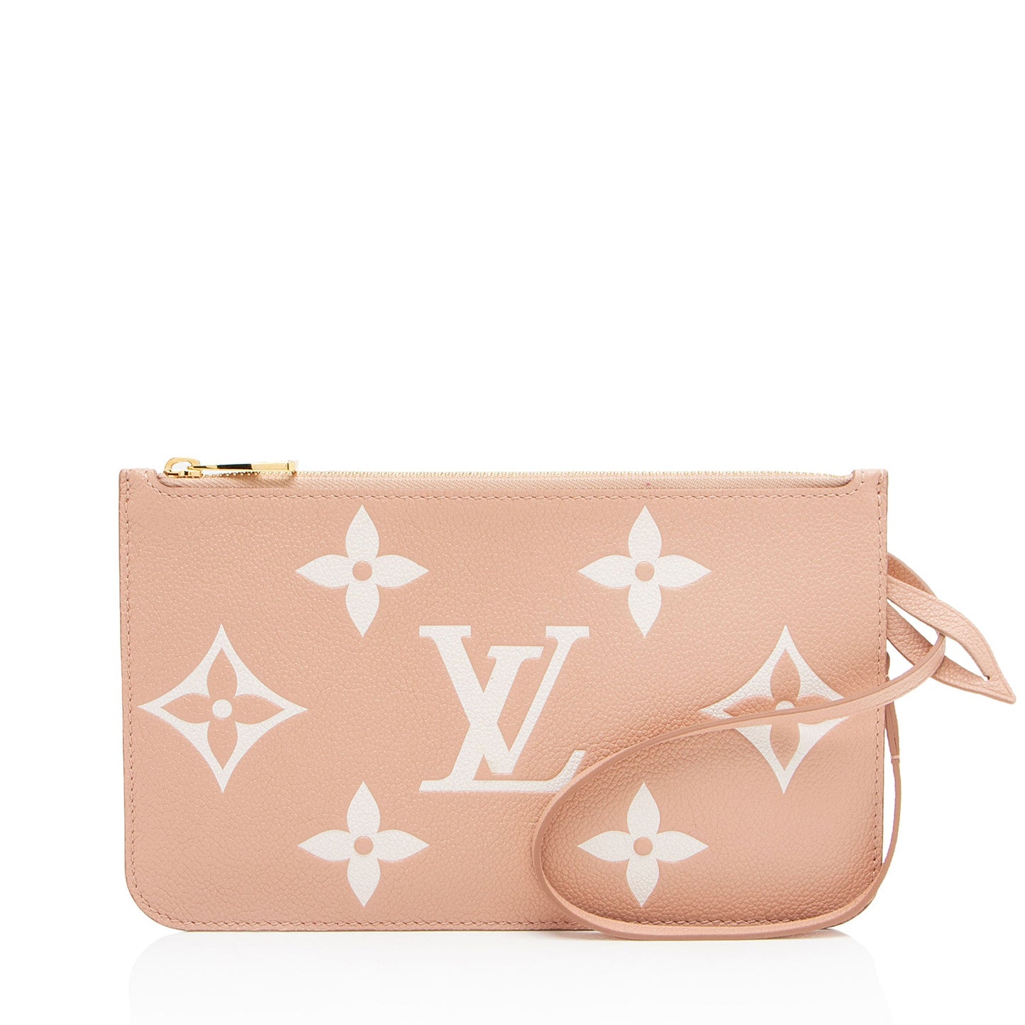Louis Vuiiton Giant Monogram Empreinte Bicolor Neverfull MM Pochette