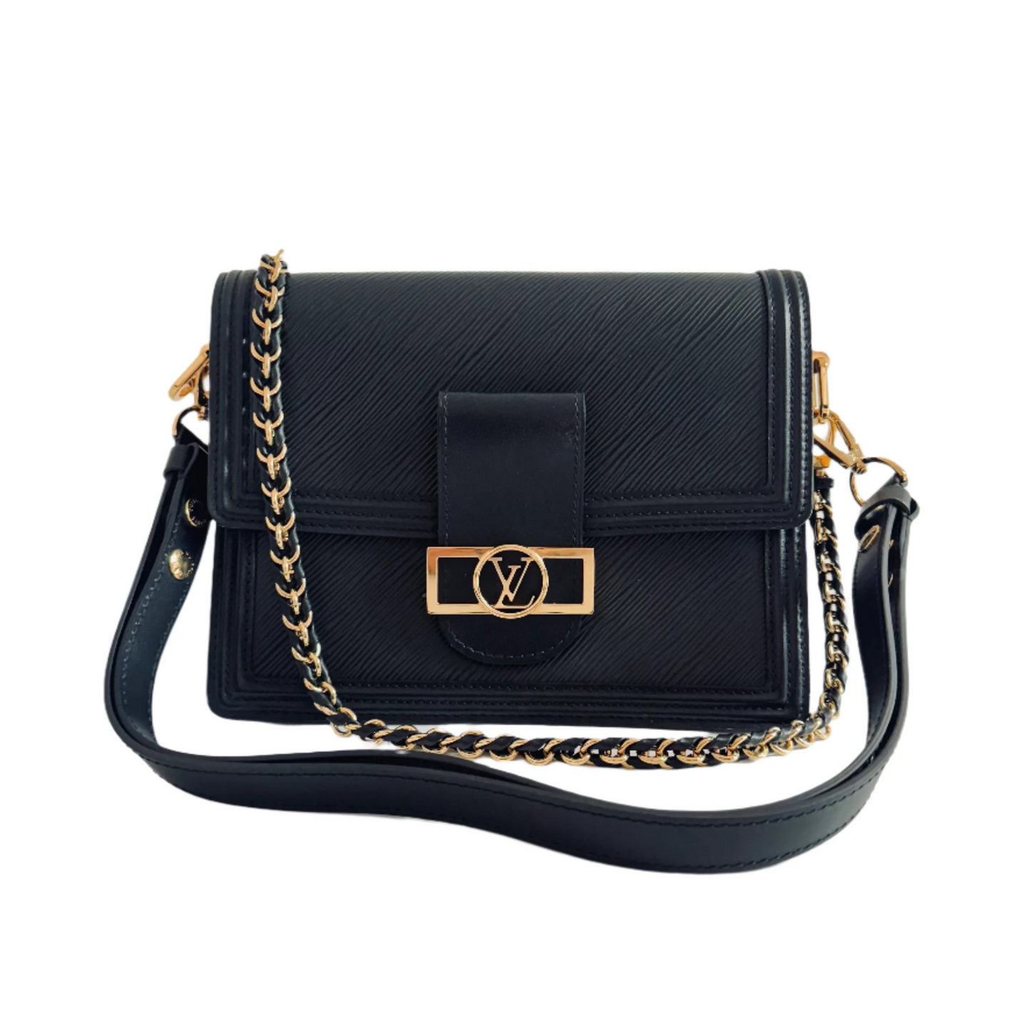 Louis Vuitton 2020 Black Epi Leather Dauphine MM
