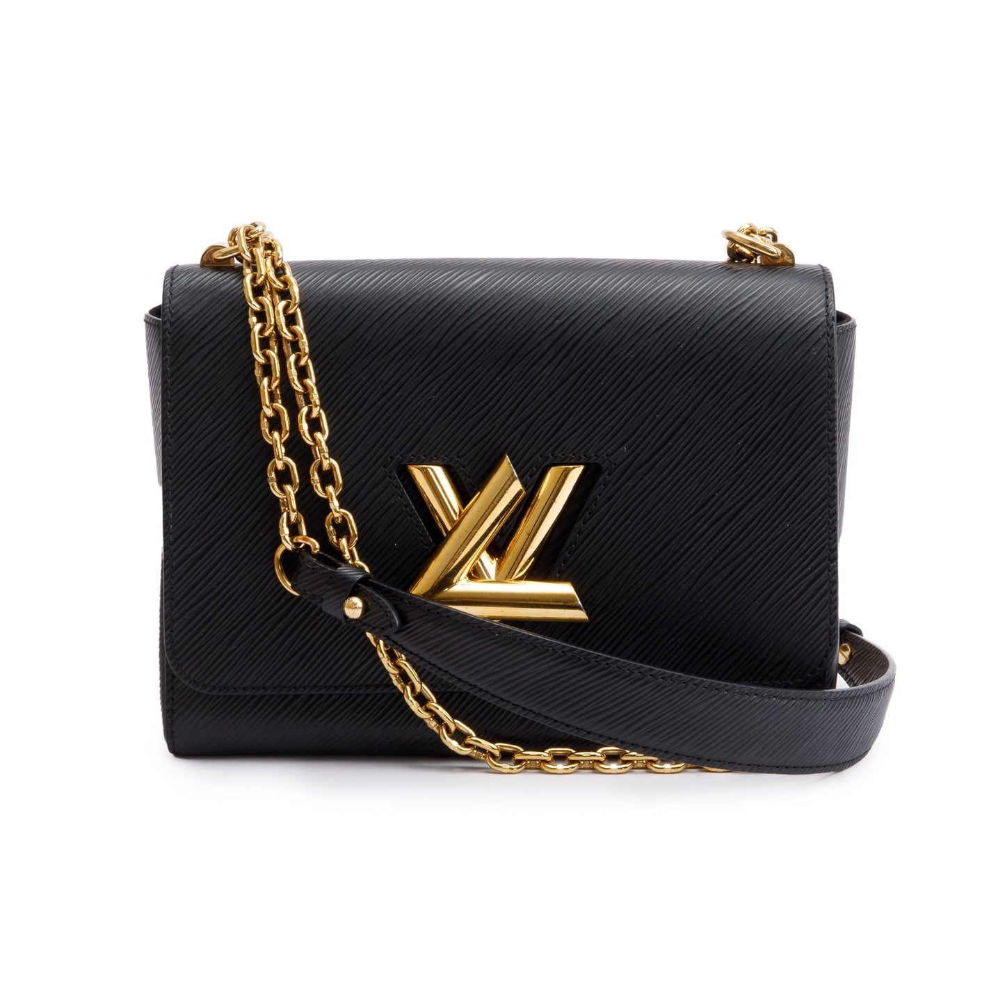 Louis Vuitton 2020 Black Epi Leather Twist MM Bag