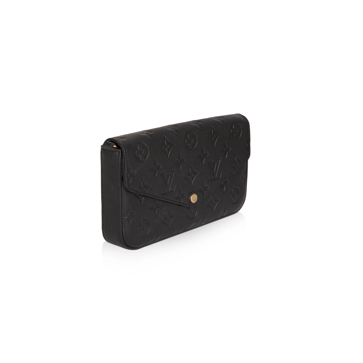 Louis Vuitton 2020 Black Monogram Empreinte Felicie Pochette Bag