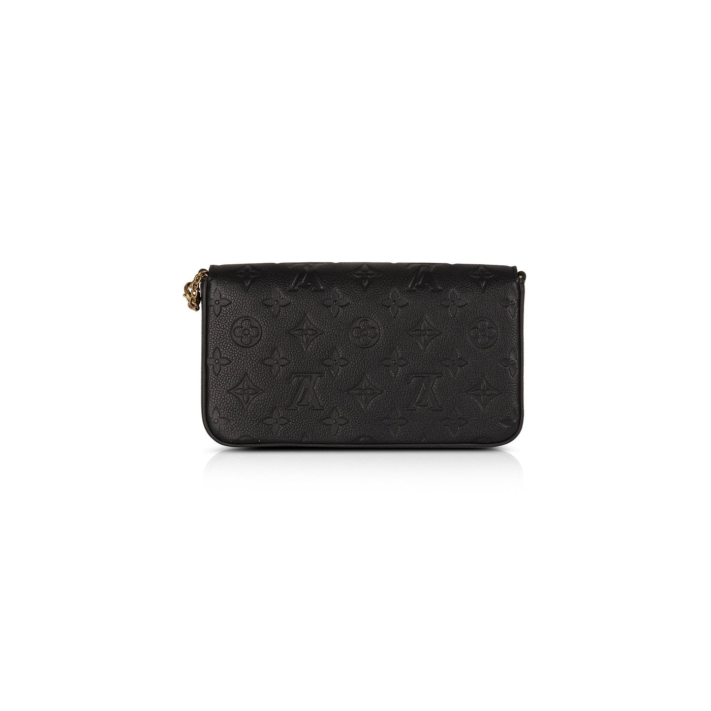 Louis Vuitton 2020 Black Monogram Empreinte Felicie Pochette Bag