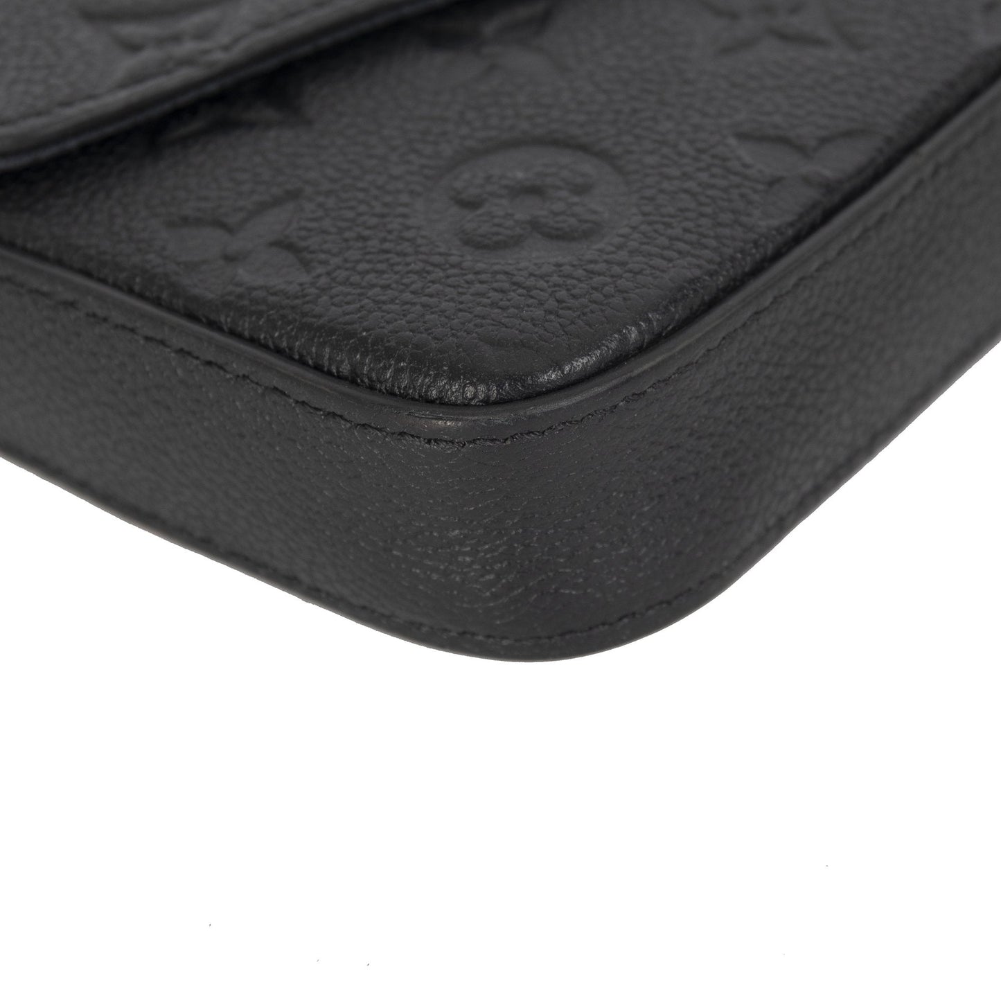 Louis Vuitton 2020 Black Monogram Empreinte Felicie Pochette Bag