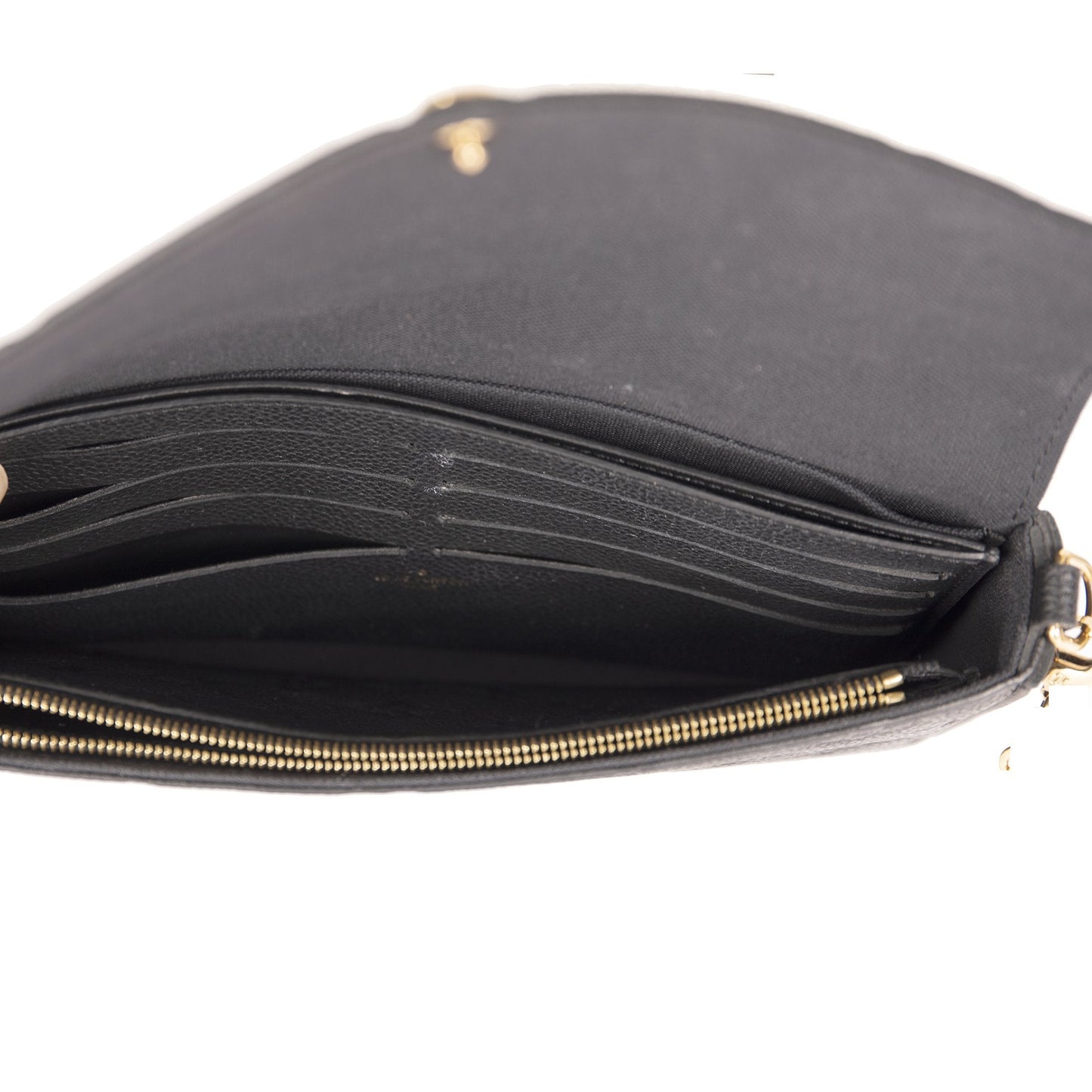 Louis Vuitton 2020 Black Monogram Empreinte Felicie Pochette Bag