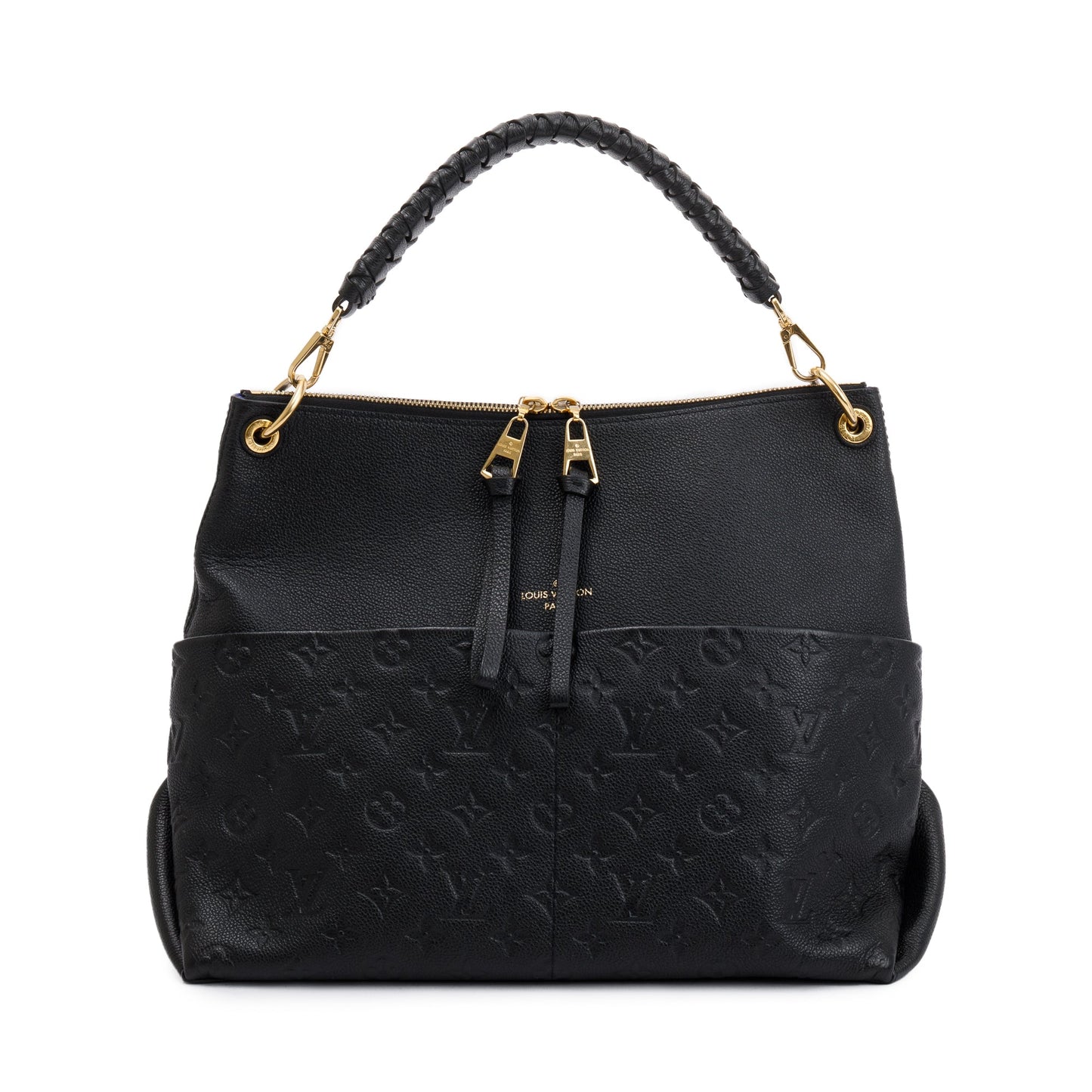 Louis Vuitton 2020 Black Monogram Empreinte Maida Hobo Bag