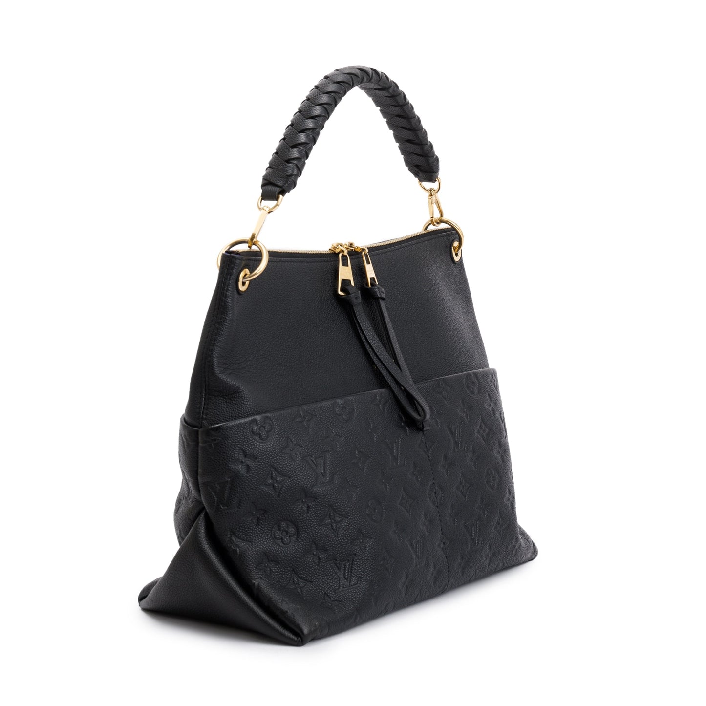 Louis Vuitton 2020 Black Monogram Empreinte Maida Hobo Bag