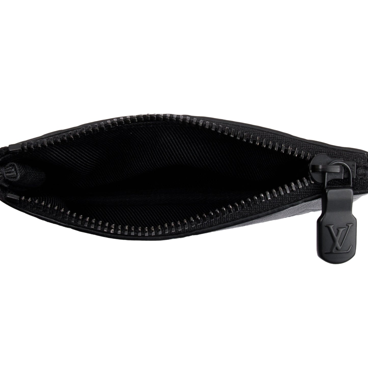 Louis Vuitton 2020 Black Monogram Shadow Embossed Calfskin Leather Duo Messenger Bag