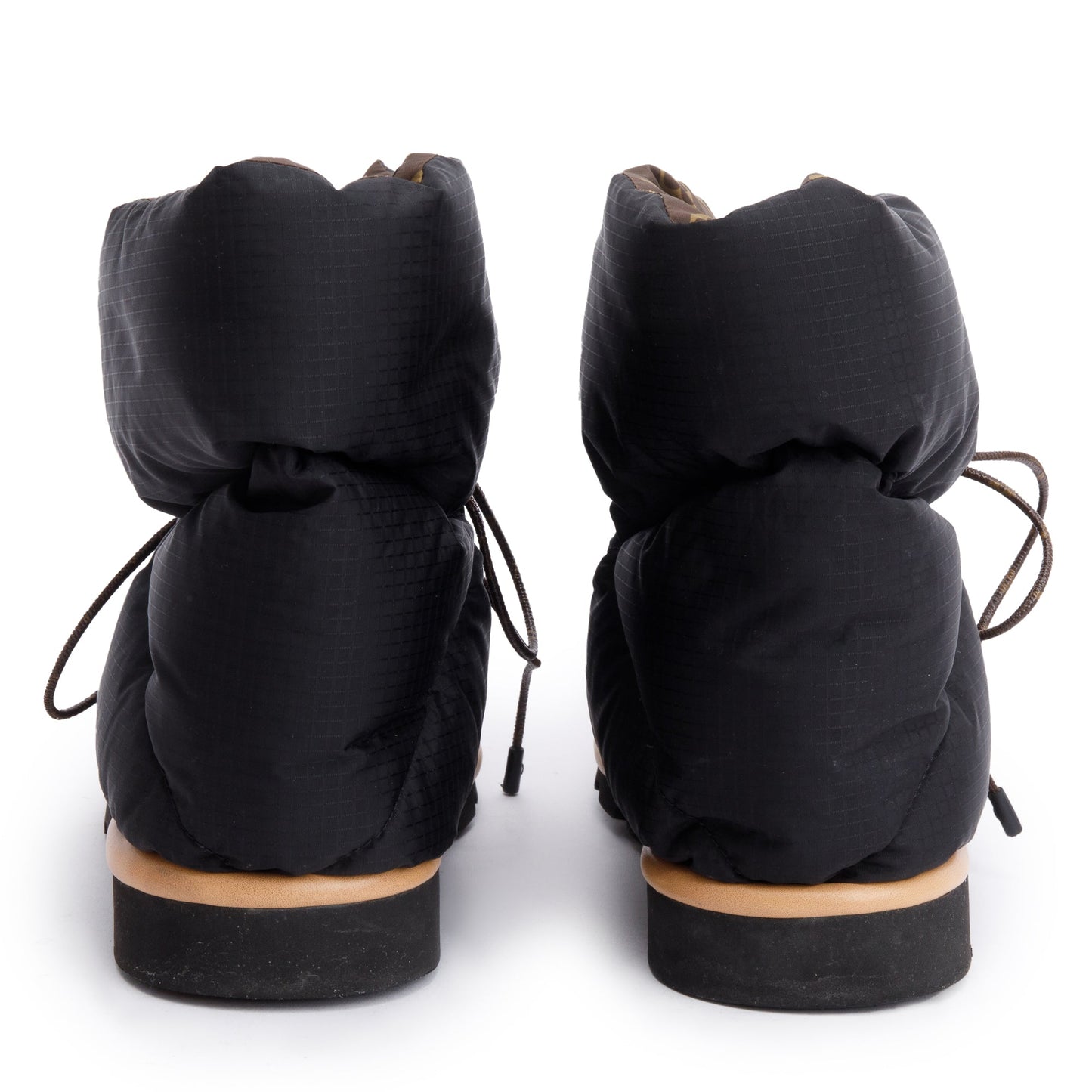 Louis Vuitton 2020 Black Nylon Lace-Up Pillow Comfort Ankle Boots, Size 39