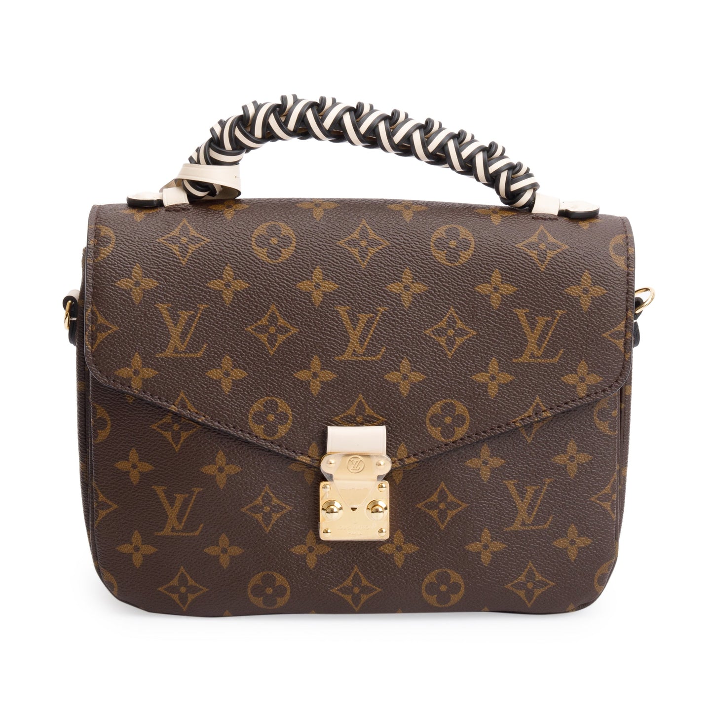 Louis Vuitton 2020 Braided Handle Monogram Pochette Metis