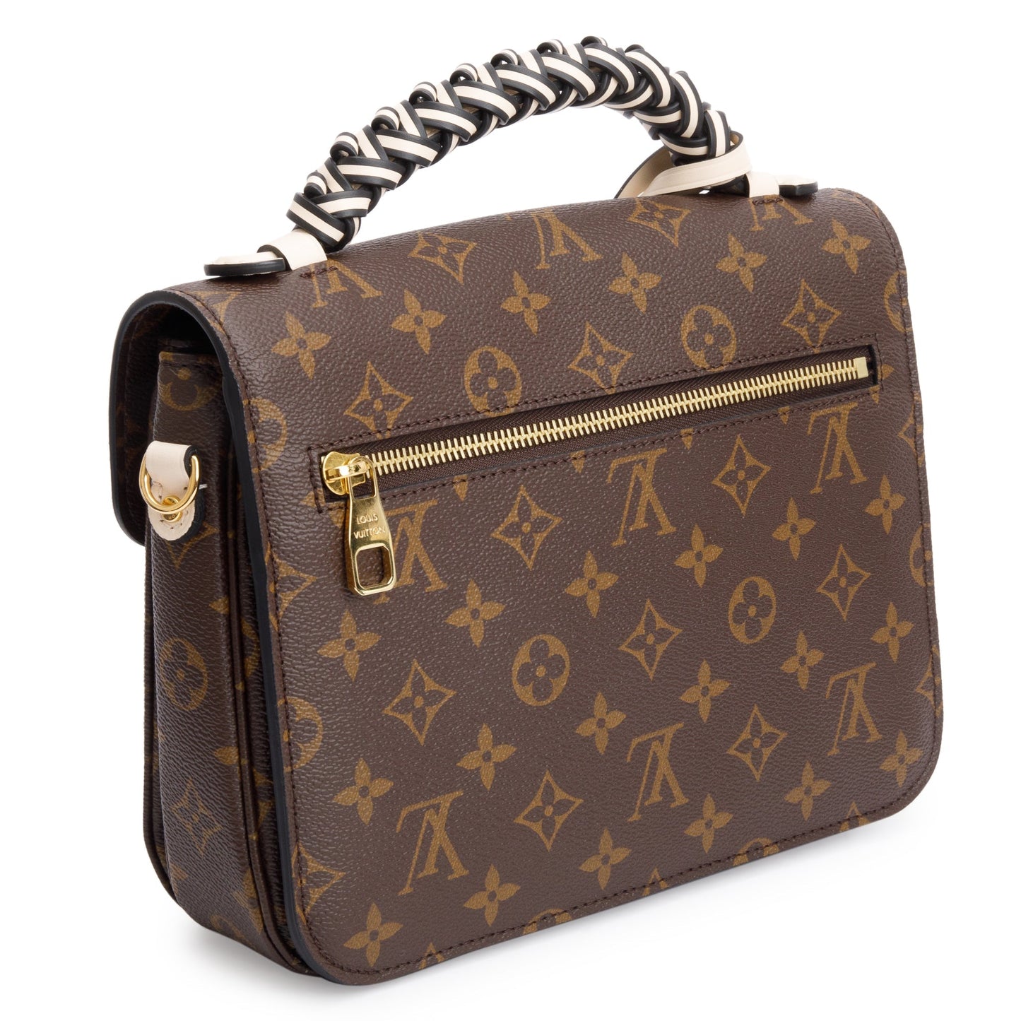 Louis Vuitton 2020 Braided Handle Monogram Pochette Metis