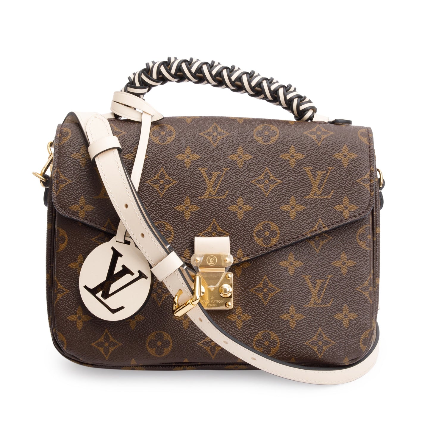 Louis Vuitton 2020 Braided Handle Monogram Pochette Metis