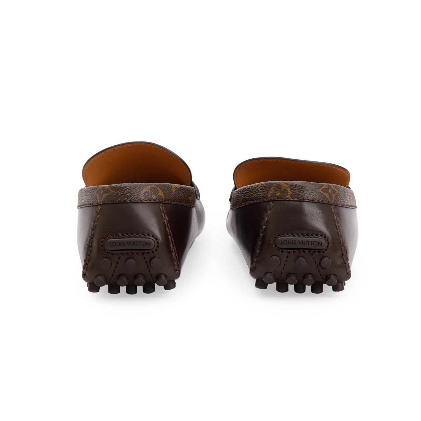 Louis Vuitton 2020 Brown Calf Leather Monte Carlo Moccasin Loafers, Size 12