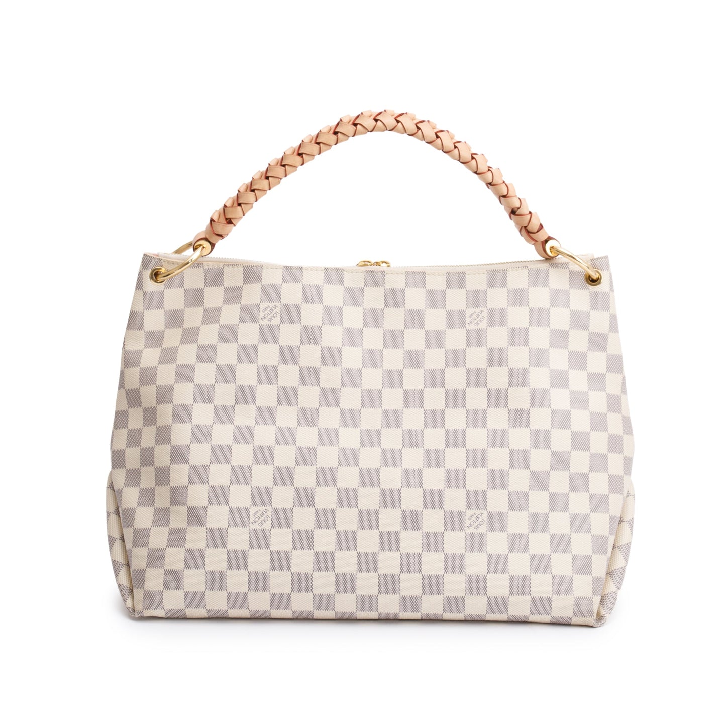 Louis Vuitton 2020 Damier Azur Braided Beaubourg Hobo MM