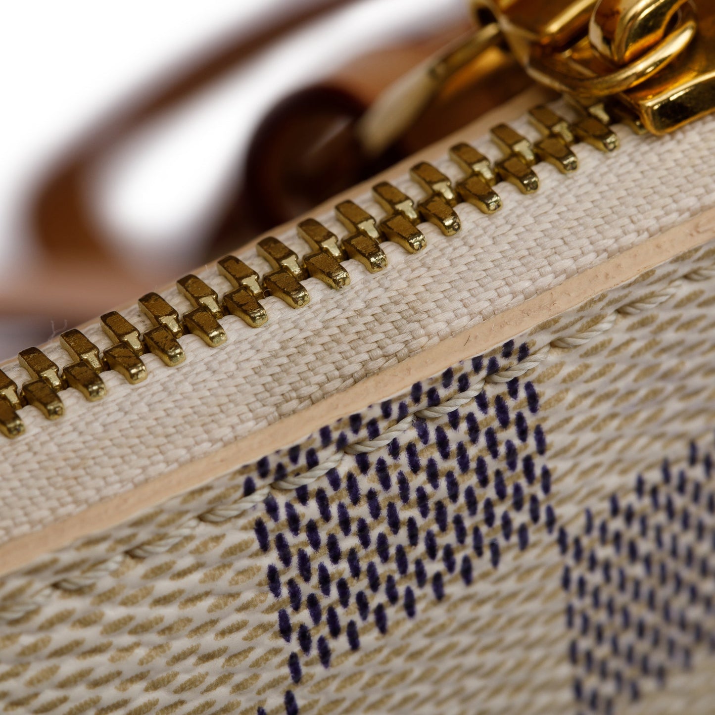 Louis Vuitton 2020 Damier Azur Braided Beaubourg Hobo MM
