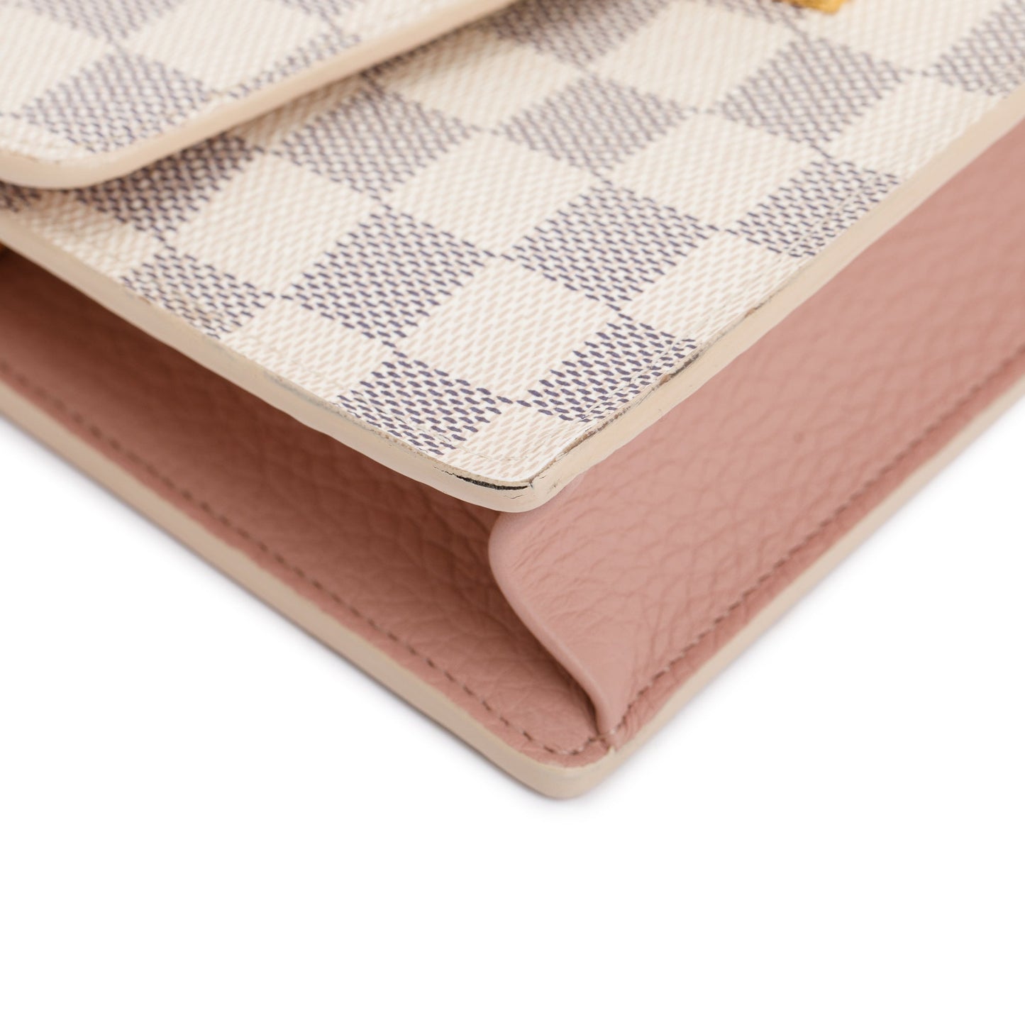 Louis Vuitton 2020 Damier Azur Croisette Chain Wallet
