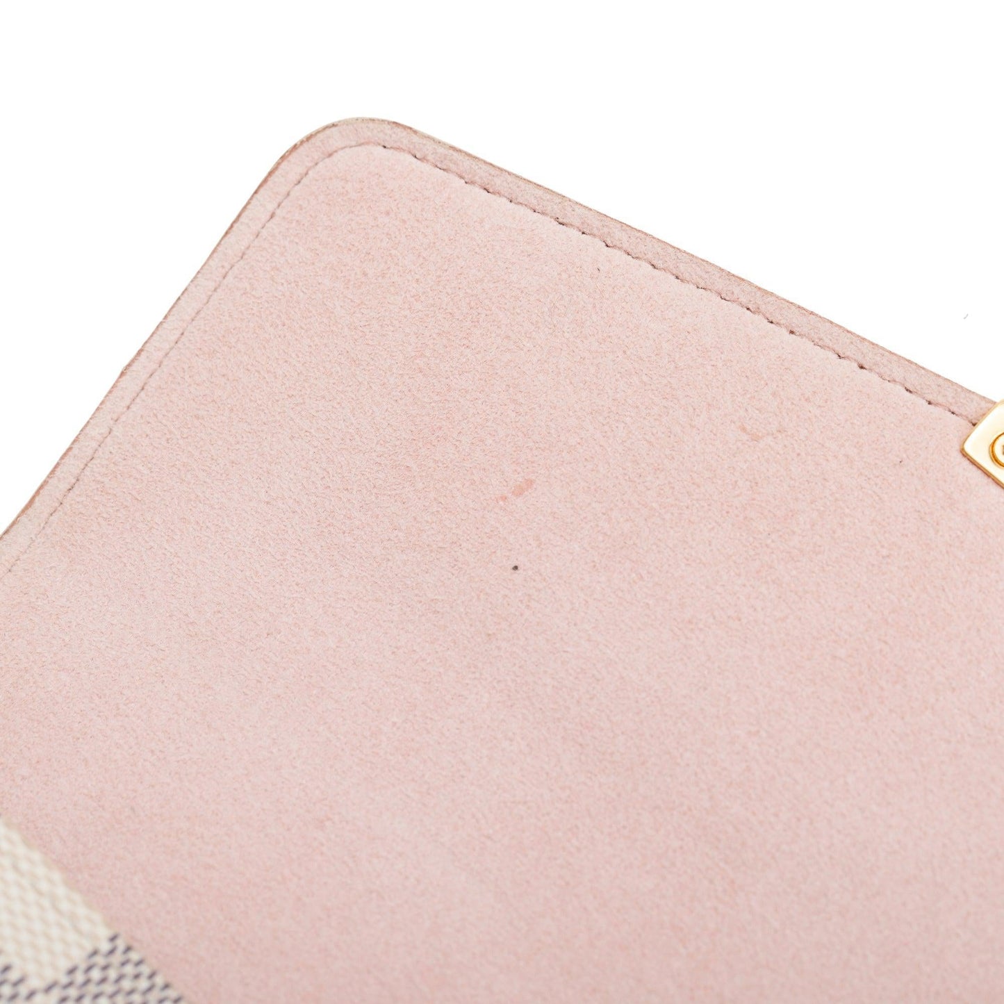 Louis Vuitton 2020 Damier Azur Croisette Chain Wallet