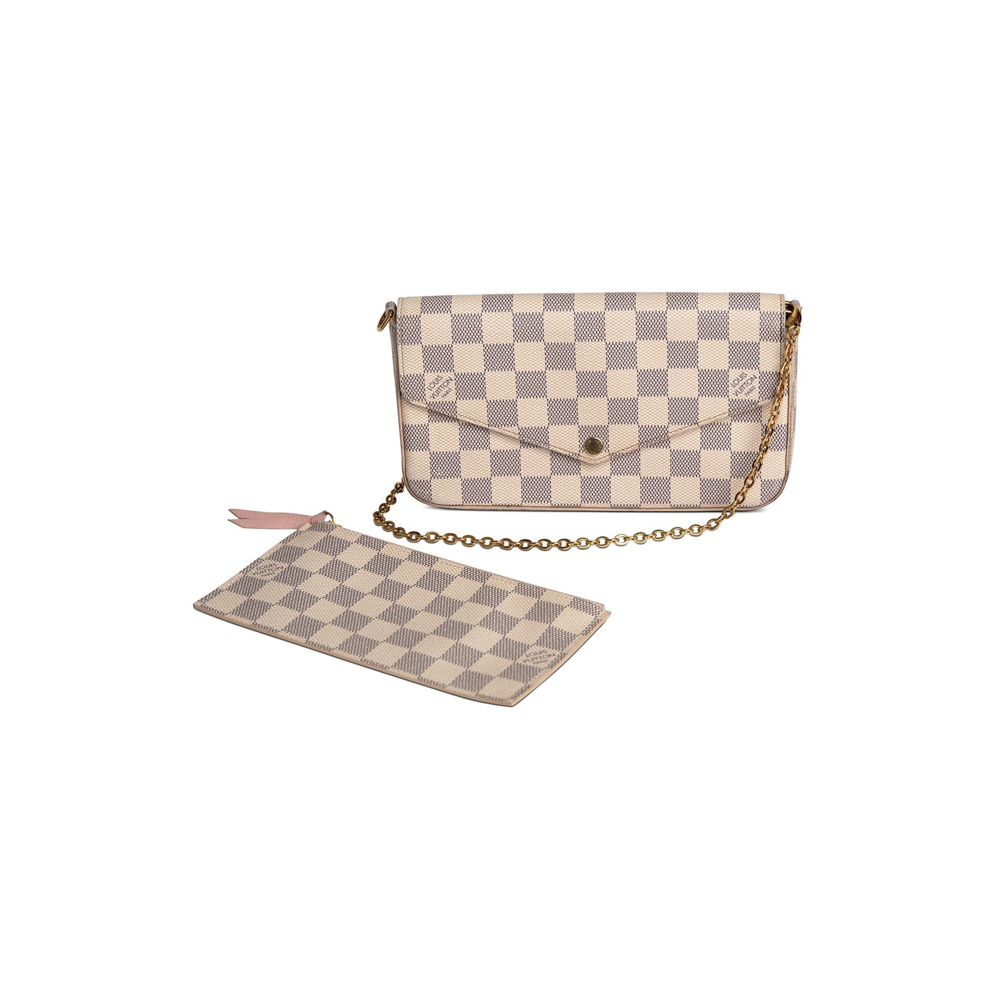 Louis Vuitton 2020 Damier Azur Felicie Pochette Bag