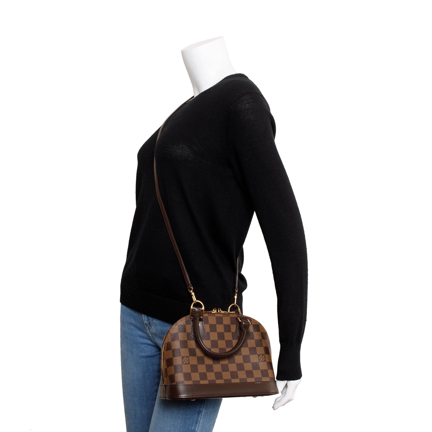 Louis Vuitton 2020 Damier Ebene Alma BB