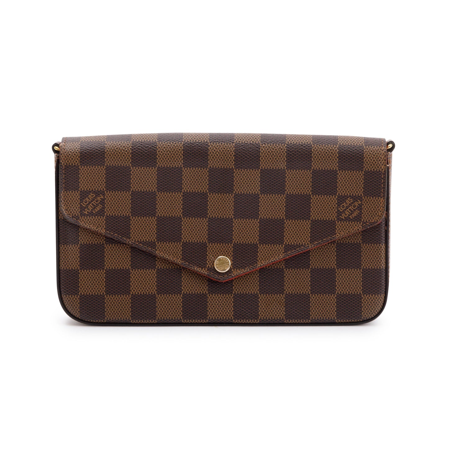 Louis Vuitton 2020 Damier Ebene Felicie Pochette Bag