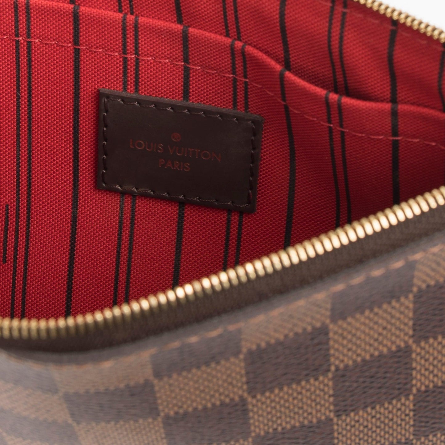 Louis Vuitton 2020 Damier Ebene Neverfull Pochette