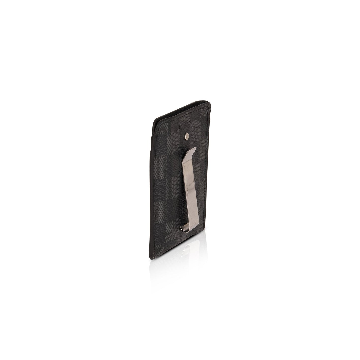 Louis Vuitton 2020 Damier Graphite Pince Card Holder with Bill Clip