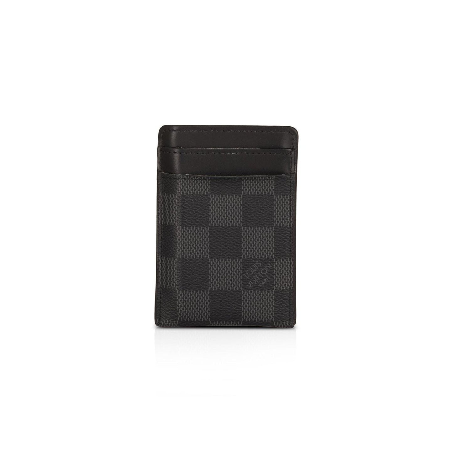 Louis Vuitton 2020 Damier Graphite Pince Card Holder with Bill Clip