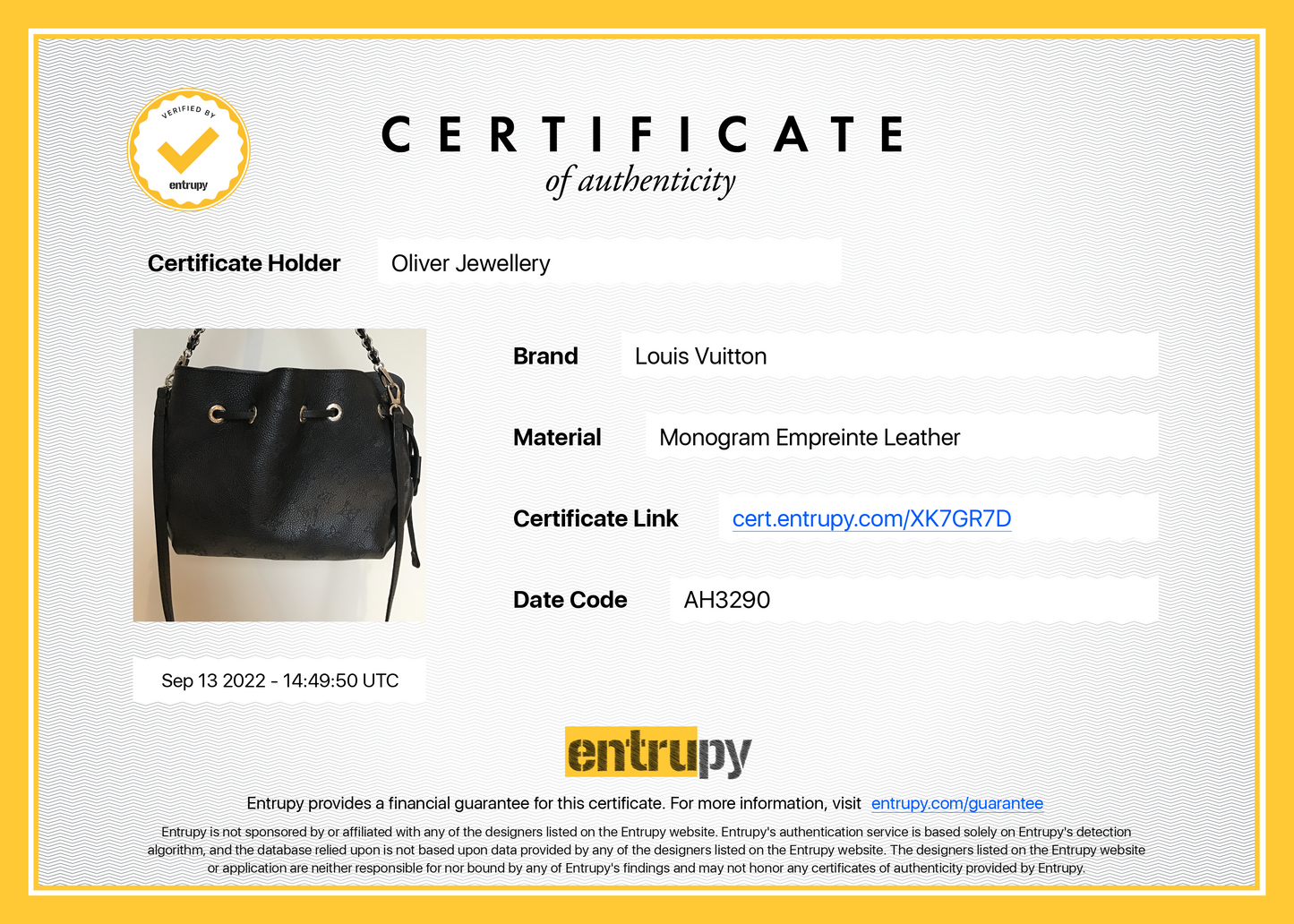 Louis Vuitton 2020 Mahina Leather Bella Bucket Bag