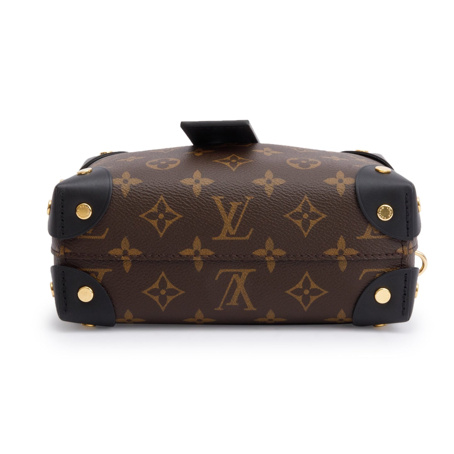 Louis Vuitton 2020 Monogram Black Calfskin Petite Malle Souple Bag