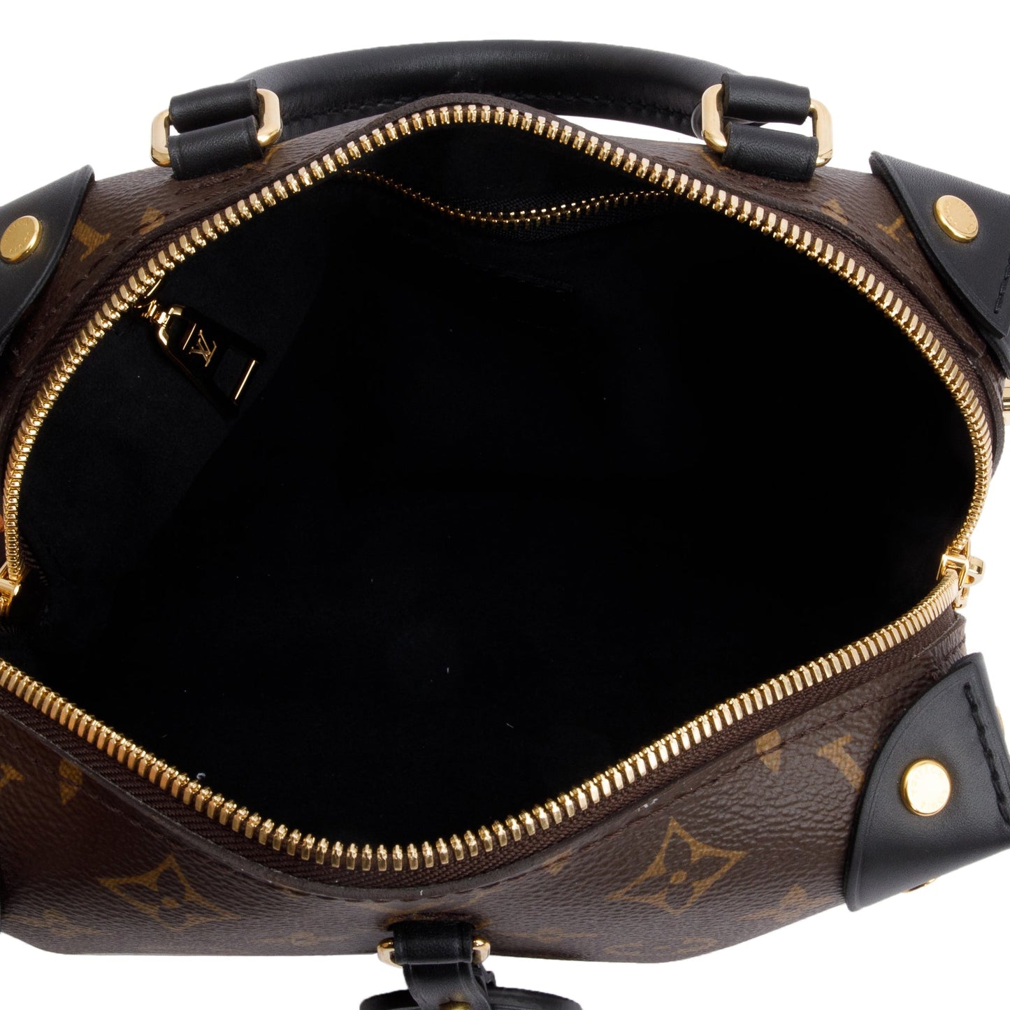 Louis Vuitton 2020 Monogram Black Calfskin Petite Malle Souple Bag