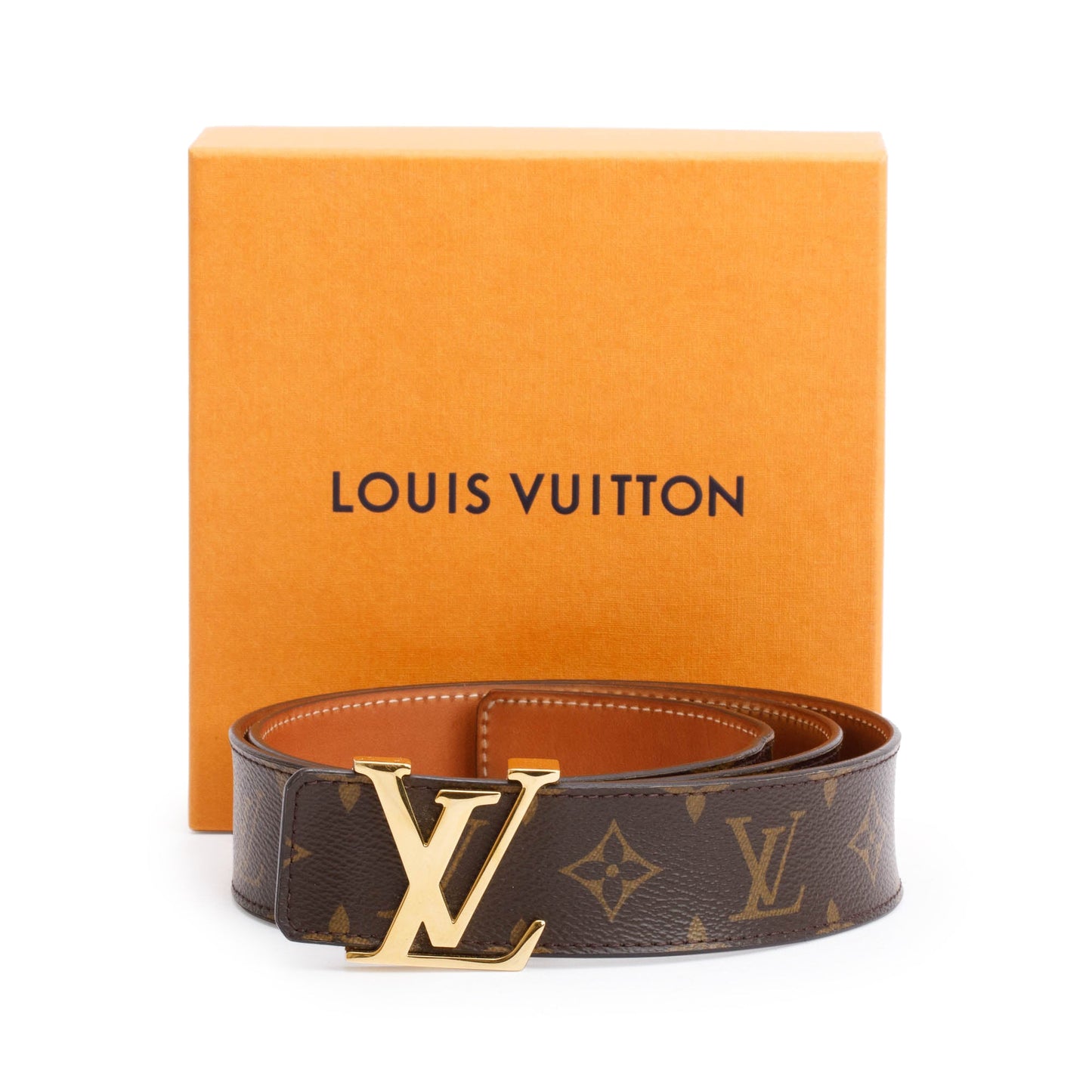 Louis Vuitton 2020 Monogram Canvas LV Initiales 40 MM Belt, Size 95 38
