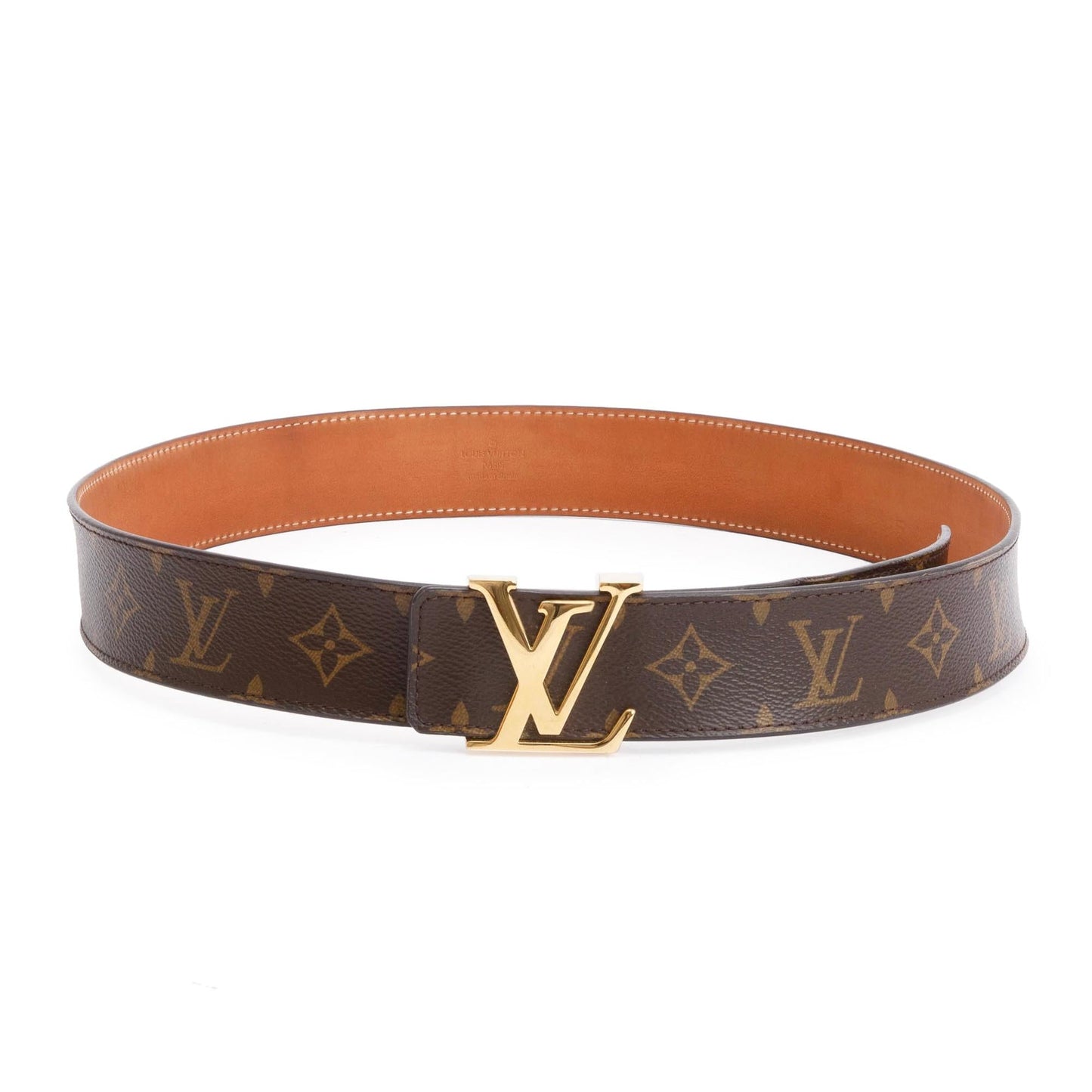 Louis Vuitton 2020 Monogram Canvas LV Initiales 40 MM Belt, Size 95 38