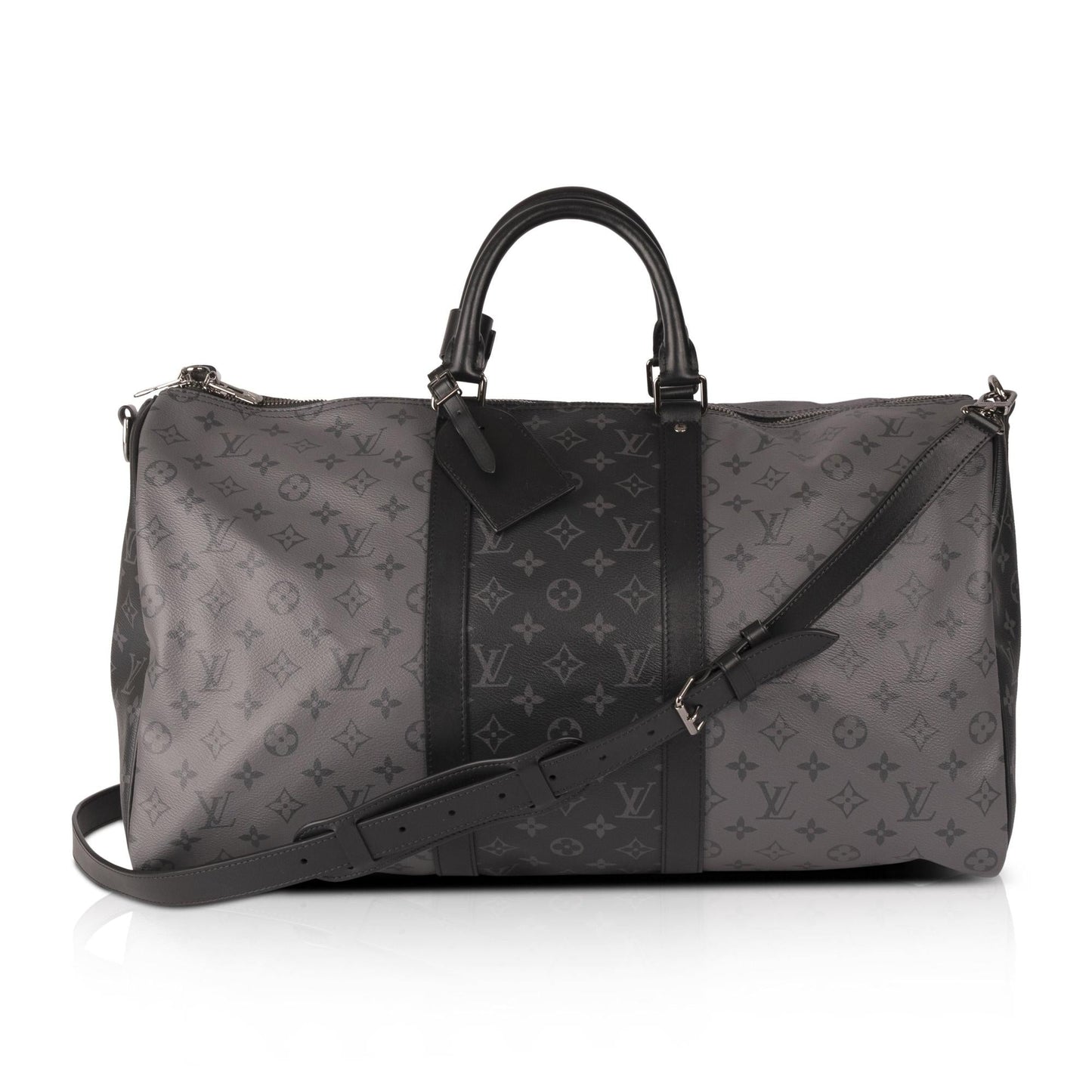 Louis Vuitton 2020 Monogram Eclipse Reverse Keepall Bandouliere 50