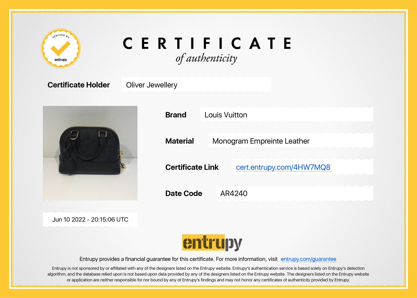 Louis Vuitton 2020 Monogram Empreinte Neo Alma BB