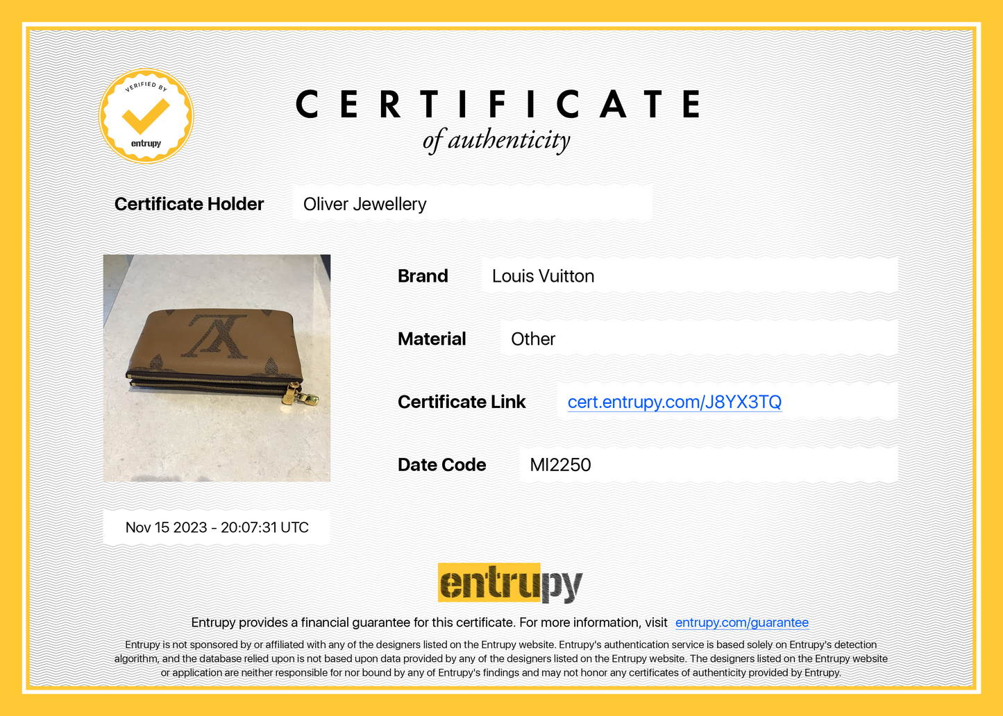 Louis Vuitton 2020 Monogram Giant Reverse & Monogram Double Zip Pochette