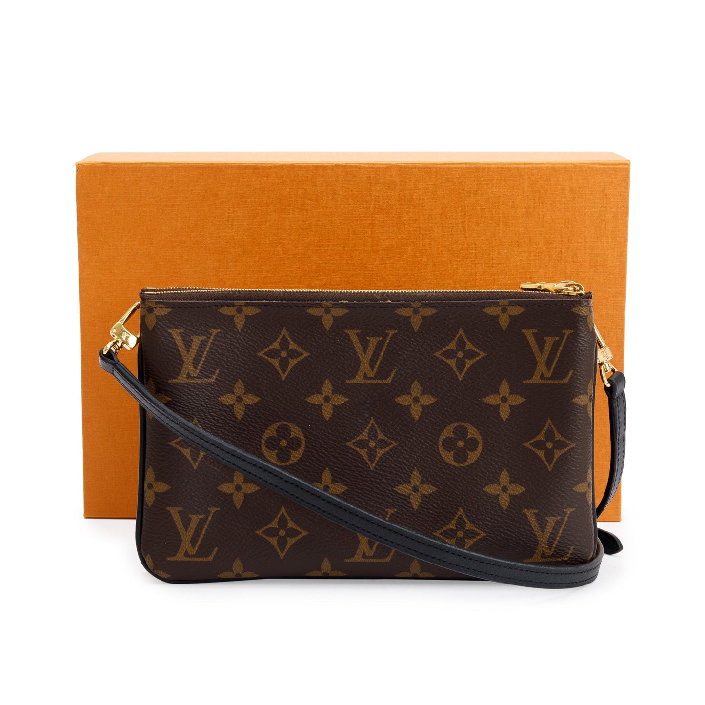Louis Vuitton 2020 Monogram Giant Reverse & Monogram Double Zip Pochette