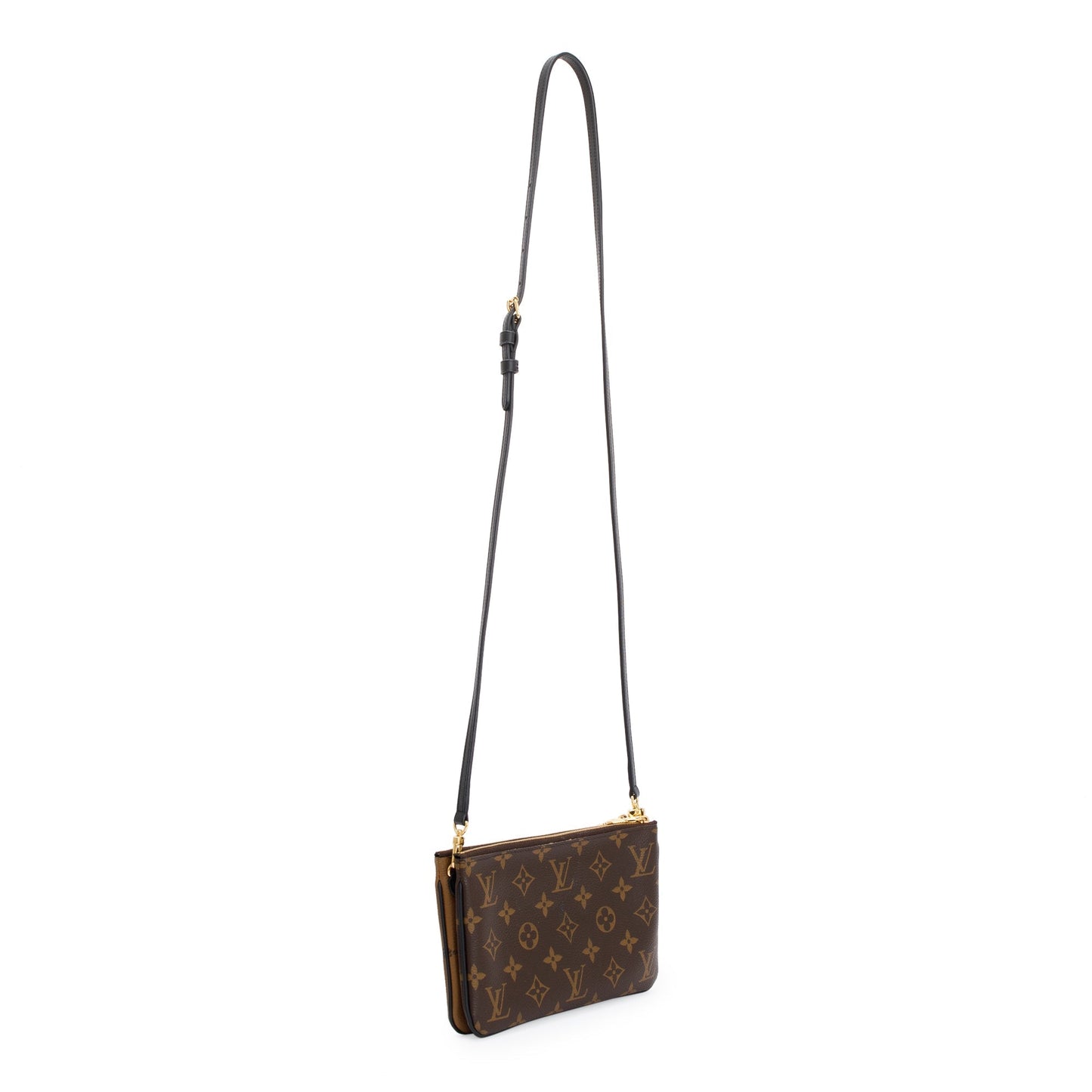 Louis Vuitton 2020 Monogram Giant Reverse & Monogram Double Zip Pochette