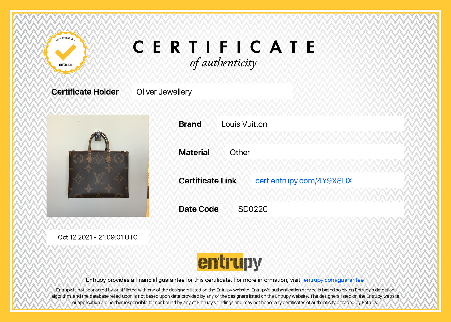 Louis Vuitton 2020 Monogram Onthego GM
