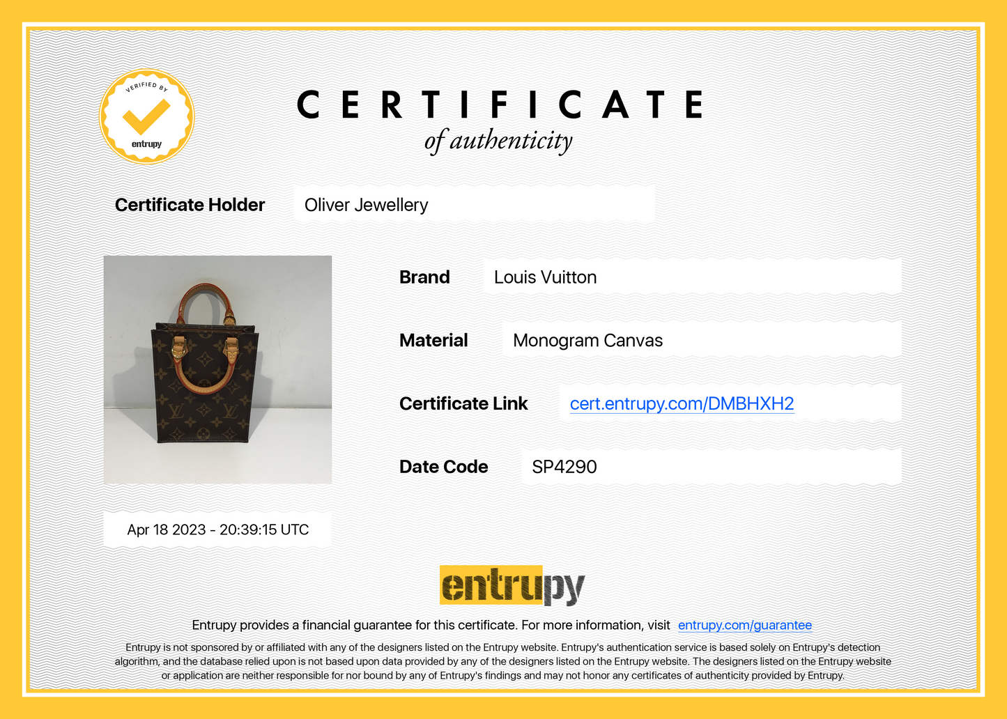 Louis Vuitton 2020 Monogram Petit Sac Plat