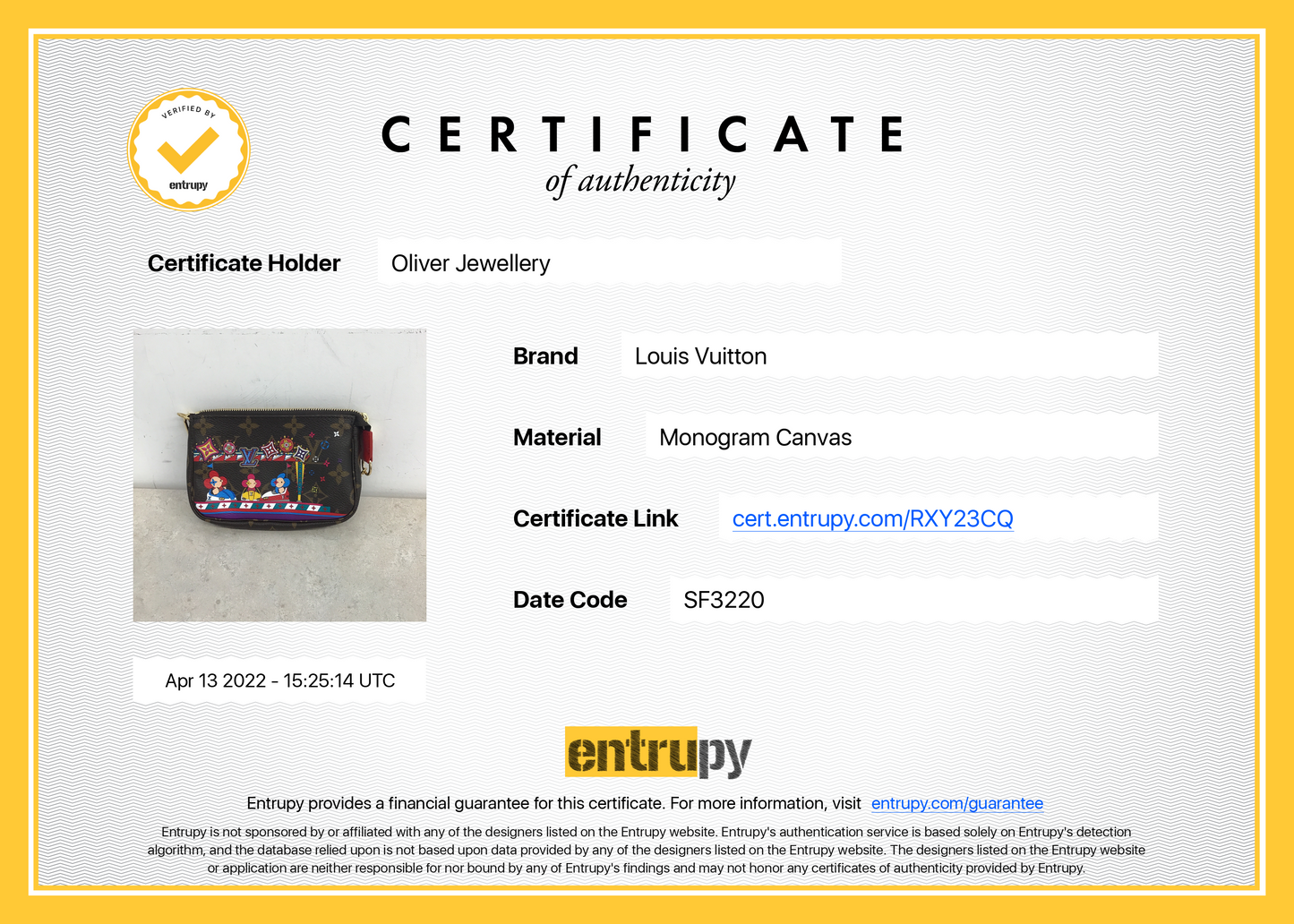 Louis Vuitton 2020 Monogram Vivienne Animation Mini Pochette Accessories