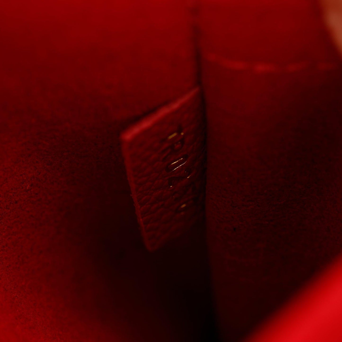 Louis Vuitton 2020 Red Monogram Empreinte Leather Vavin BB