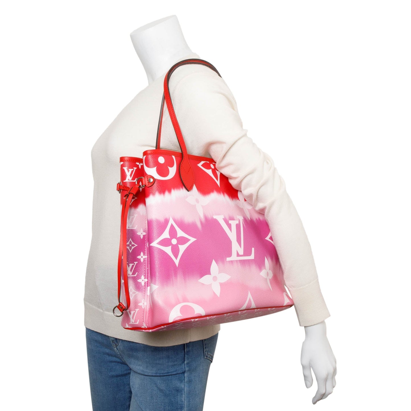 Louis Vuitton 2020 Red/Pink Monogram Escale Neverfull MM